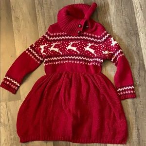 Toddler Christmas Sweater Dress